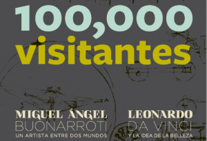 INBA. 100 MIL VISITANTES MIGUEL ANGEL Y LEONARDO