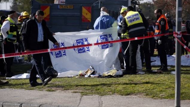ataque terrorista en la Capital de Israel