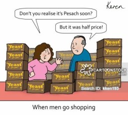 When men go shopping.