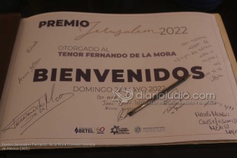 Premio Jerusalem Fernando de la Mora Consejo Sionista de México (305)